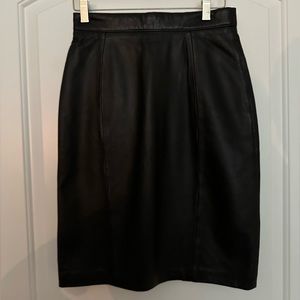 Marc by Andrew Marc Vintage Leather Skirt